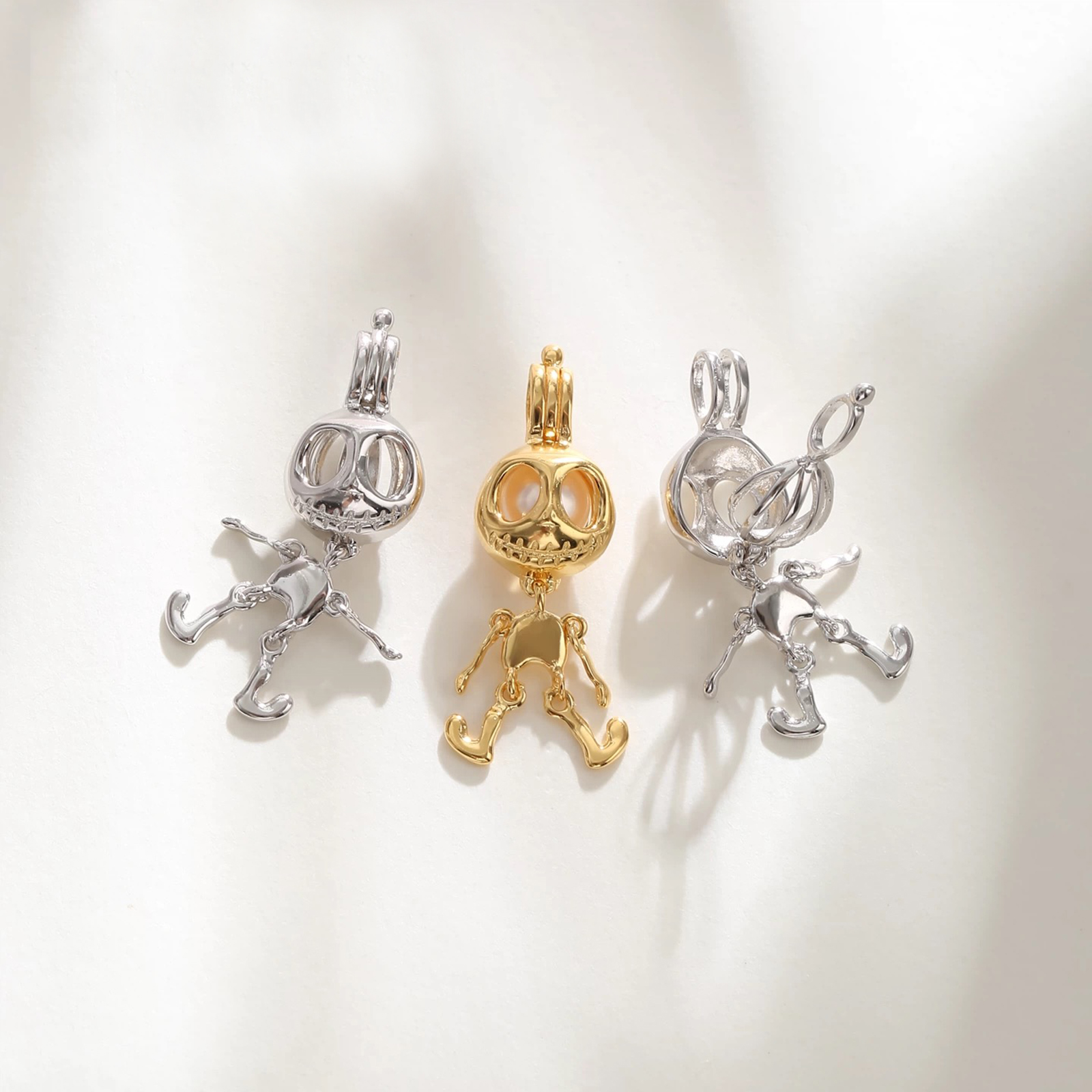 925 Sterling Silver Skeleton C - Jewelry Making Bali ulasan dan harga