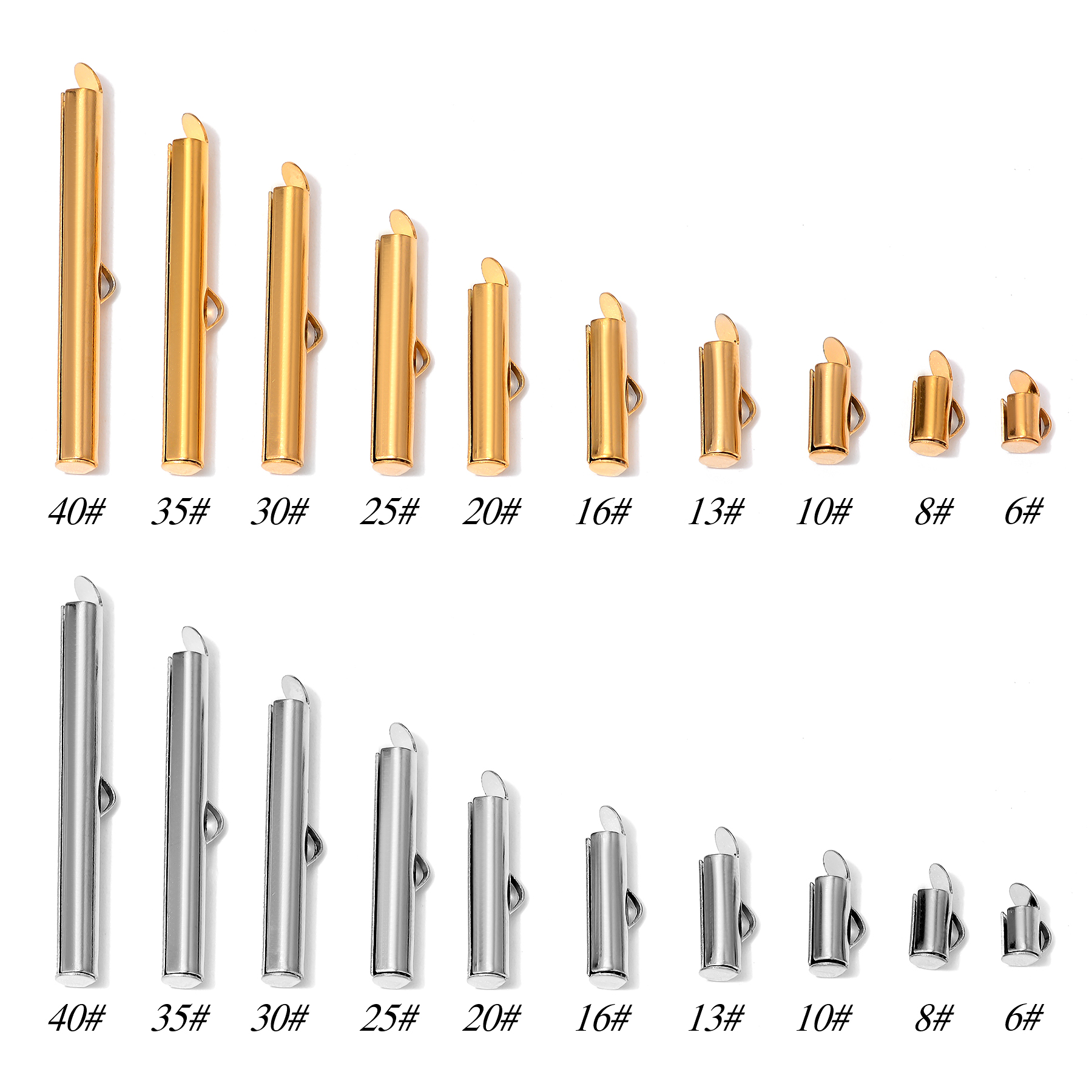 8pcs Stainless Steel Gold Plat - Jewelry Making Youtube ulasan dan harga