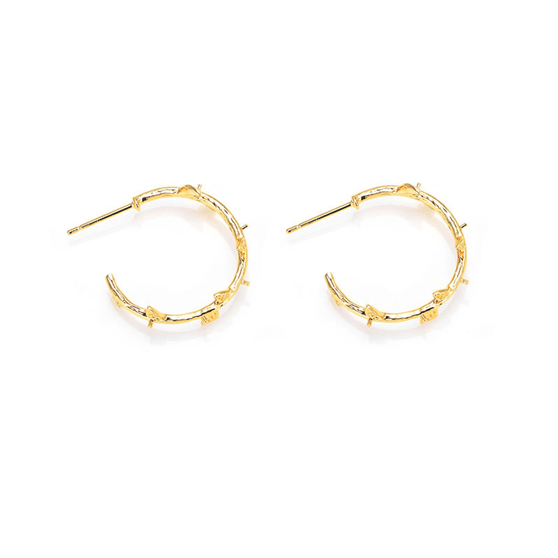6PCS 18K Gold Color Brass with - Jewelry Making Designs ulasan dan harga