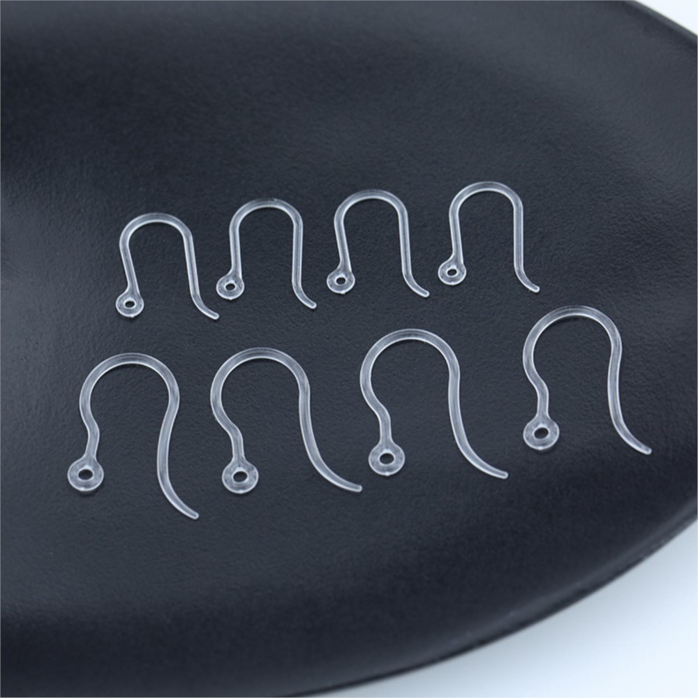 40pcs Clear Plastic Earring Ho - Jewelry Making School ulasan dan harga