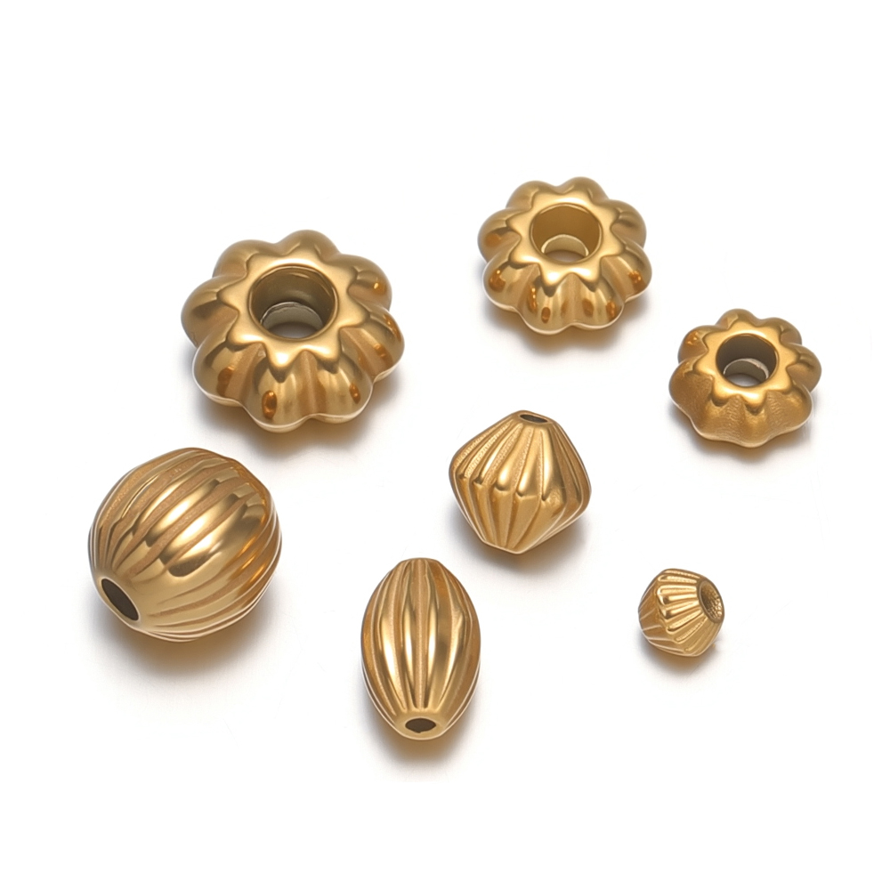 20Pcs Stainless Steel Flower B - Jewelry Making Youtube ulasan dan harga