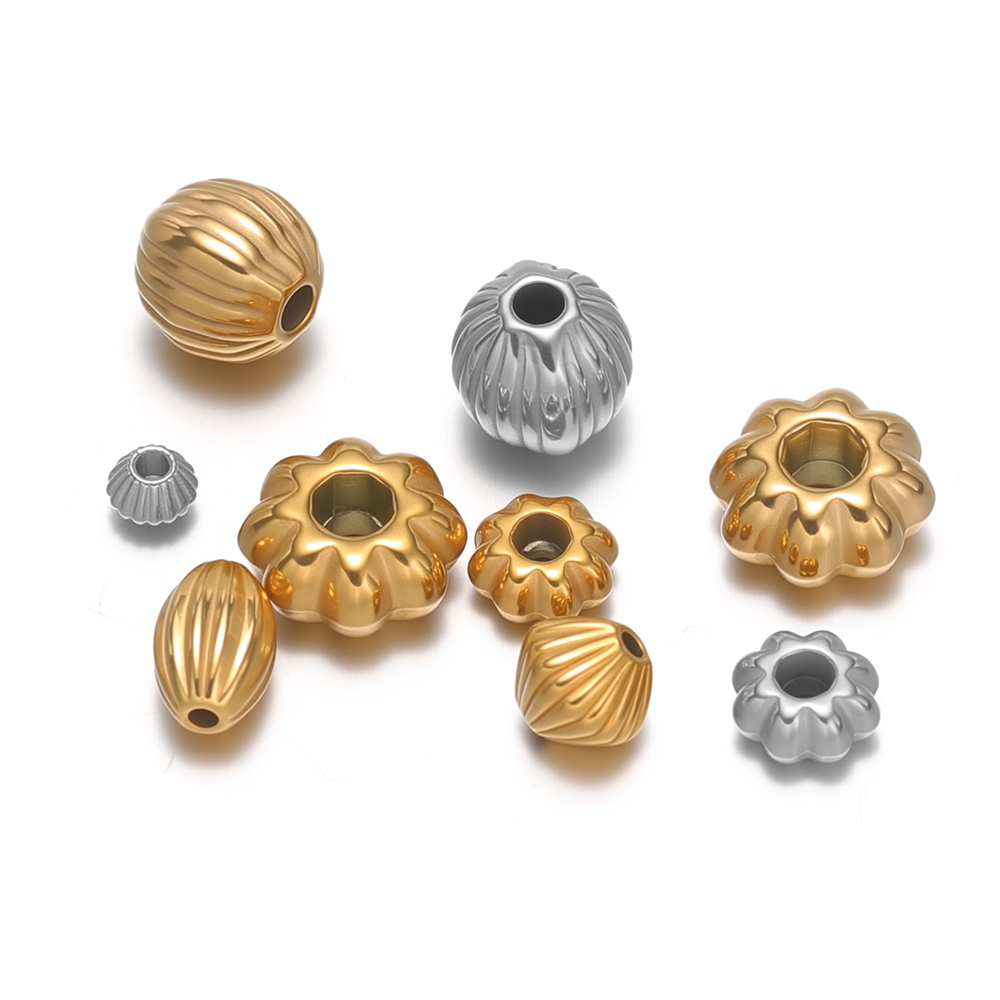 20Pcs Stainless Steel Flower B - Jewelry Making Youtube ulasan dan harga
