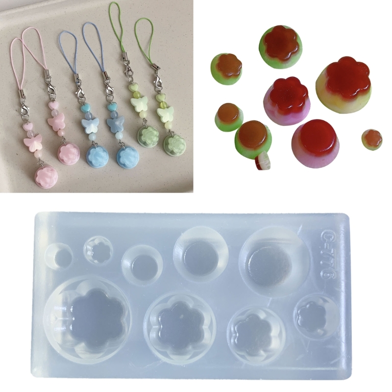 Cute Pudding Shape Silicone Mo - Jewelry Making Degree ulasan dan harga