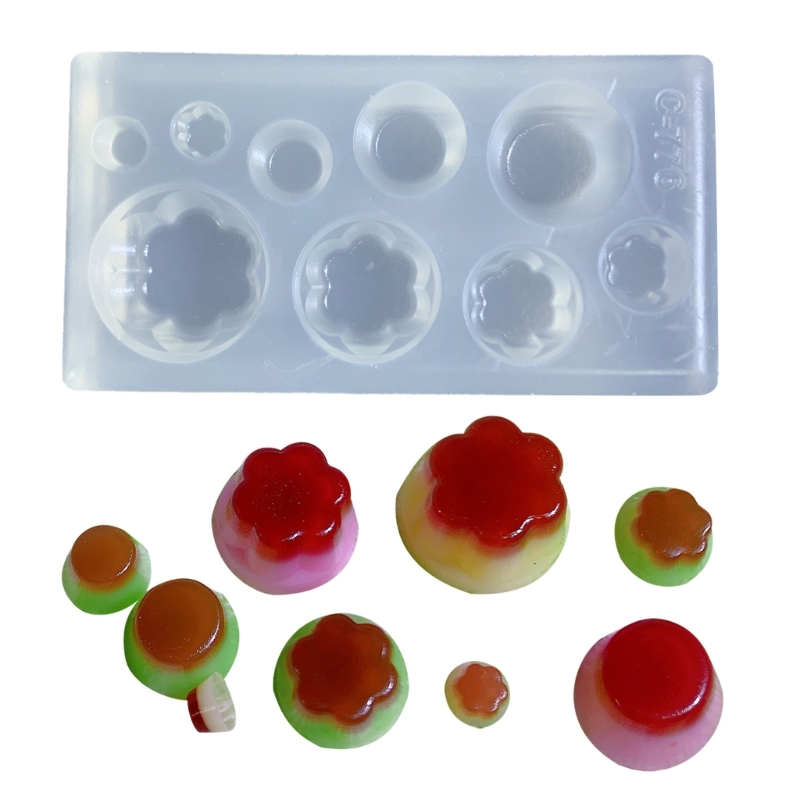 Cute Pudding Shape Silicone Mo - Jewelry Making Degree ulasan dan harga