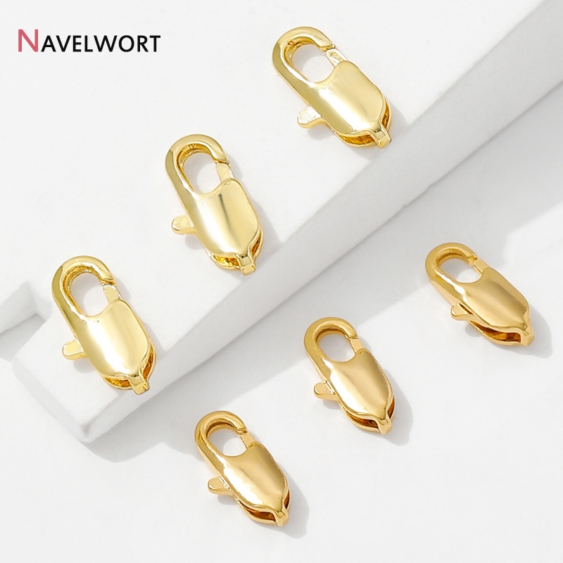 5/10/15Pcs 14K Gold Plated Bra - Jewelry Making Pins ulasan dan harga