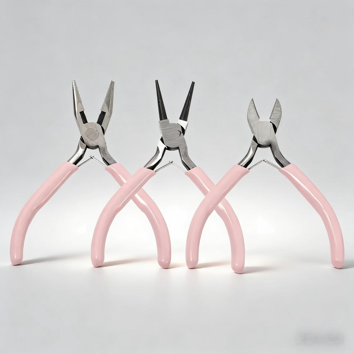 3Pcs Jewelry Pliers Set - Prec - Jewelry Making Round Nose Pliers ulasan dan harga