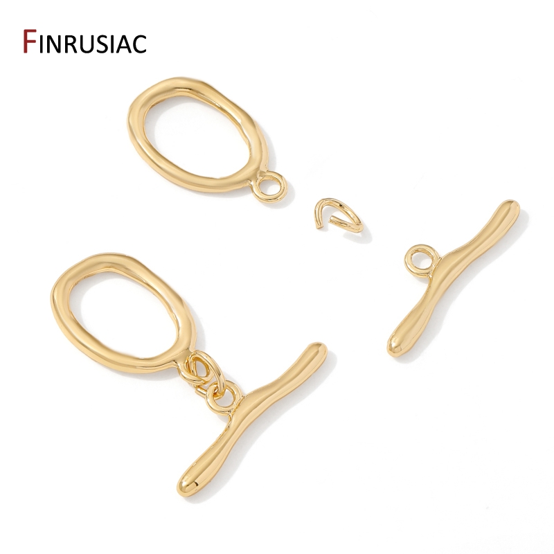 18K Gold Plated Brass Oval/Hea - Jewelry Making Designs ulasan dan harga