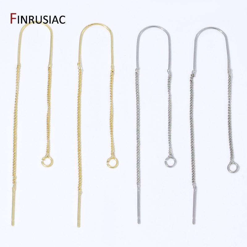 18K Gold Plated Brass Long Tas - Jewelry Making Designs ulasan dan harga