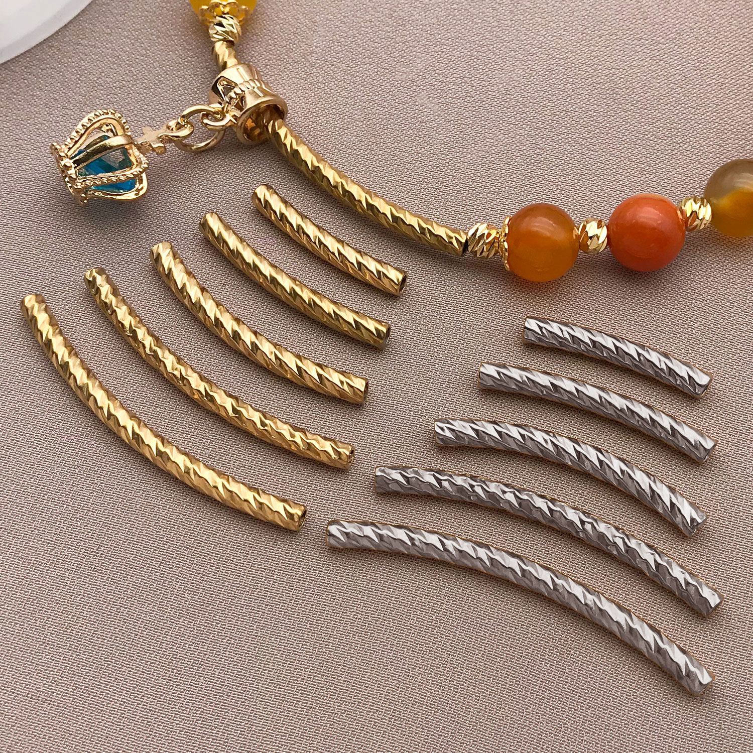 5pcs 20-40mm Stainless Steel C - Jewelry Making Youtube ulasan dan harga