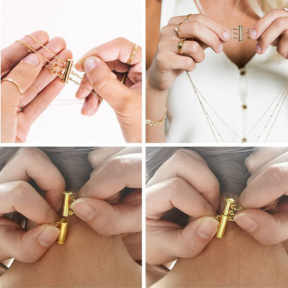 2pcs Multi Strand Necklace Lay - Jewelry Making Youtube ulasan dan harga