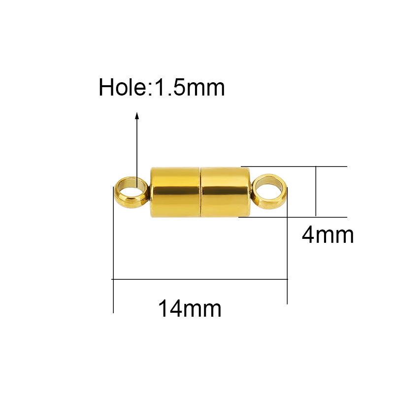 2pcs 14mm Stainless Steel Neck - Jewelry Making School ulasan dan harga