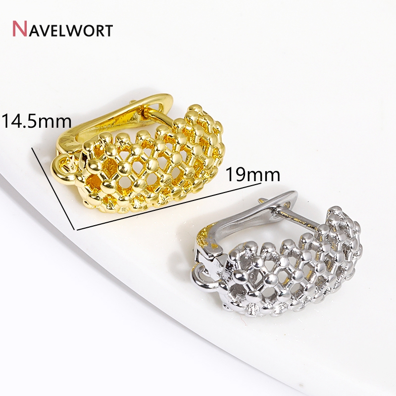 18K Gold Plated Brass  Hollow  - Jewelry Making Designs ulasan dan harga