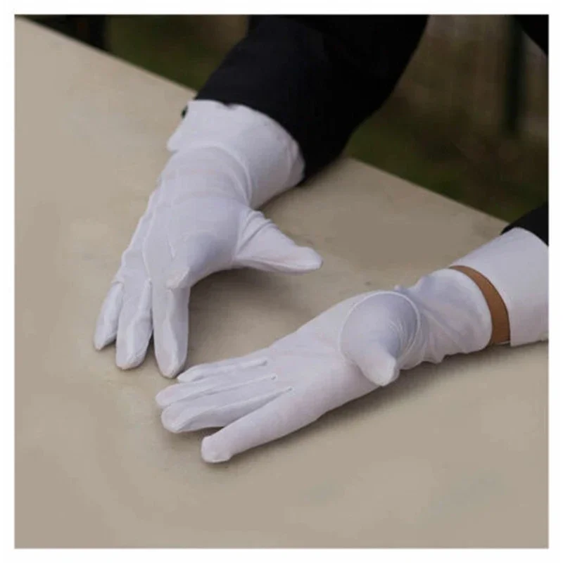1 Pair White Cotton Inspection - Jewelry Making Gloves ulasan dan harga