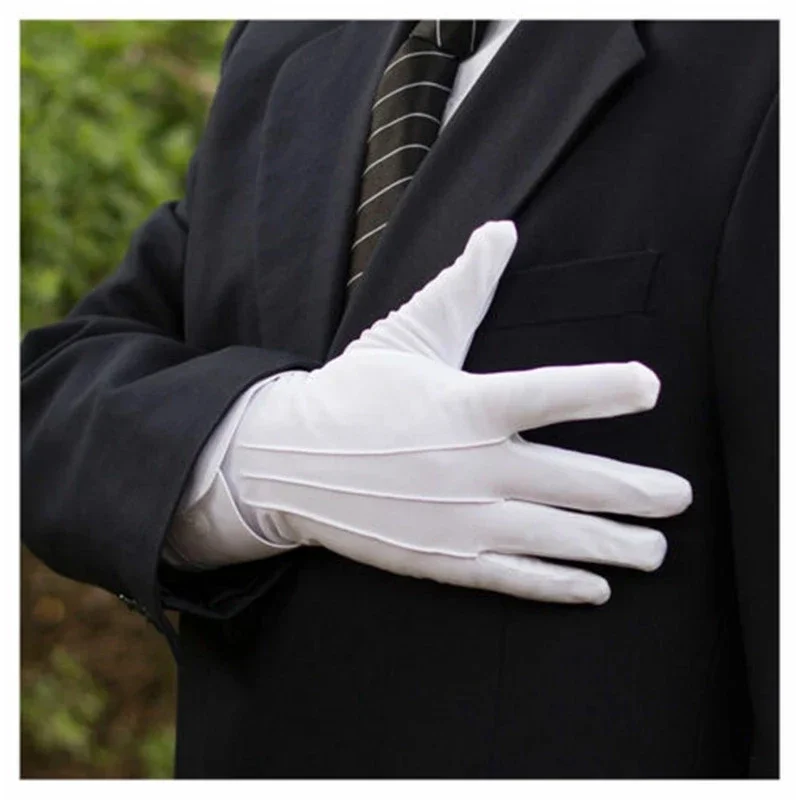 1 Pair White Cotton Inspection - Jewelry Making Gloves ulasan dan harga