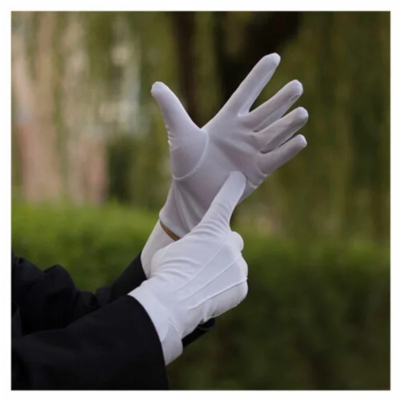 1 Pair White Cotton Inspection - Jewelry Making Gloves ulasan dan harga