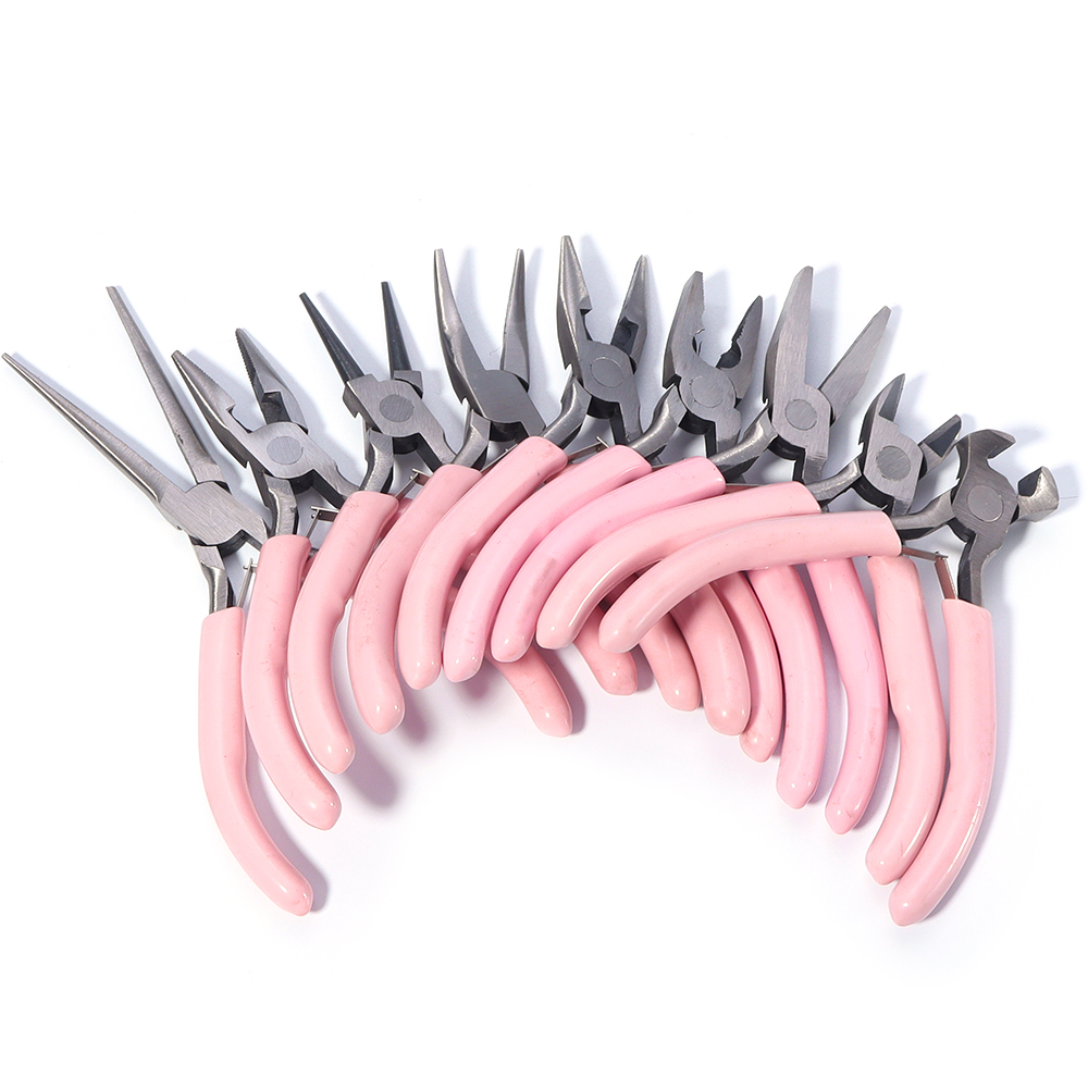 Portable Pink Stainless Steel  - Jewelry Making Round Nose Pliers ulasan dan harga