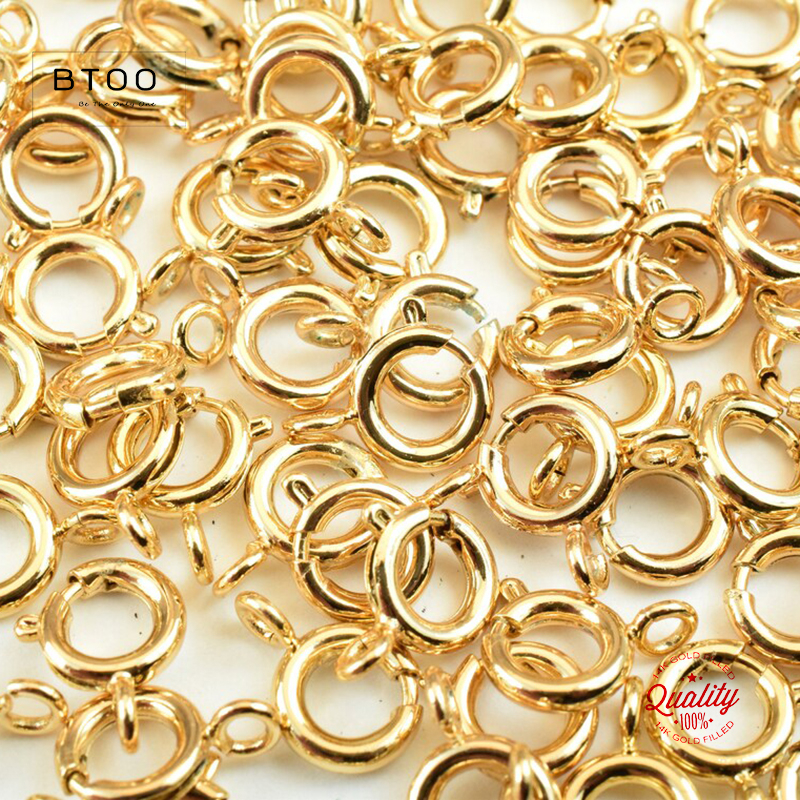 14K Gold Filled Spring Ring Cl - Jewelry Making School ulasan dan harga