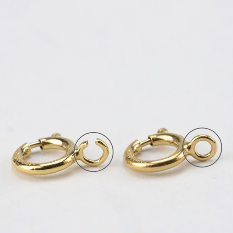 14K Gold Filled Spring Ring Cl - Jewelry Making School ulasan dan harga
