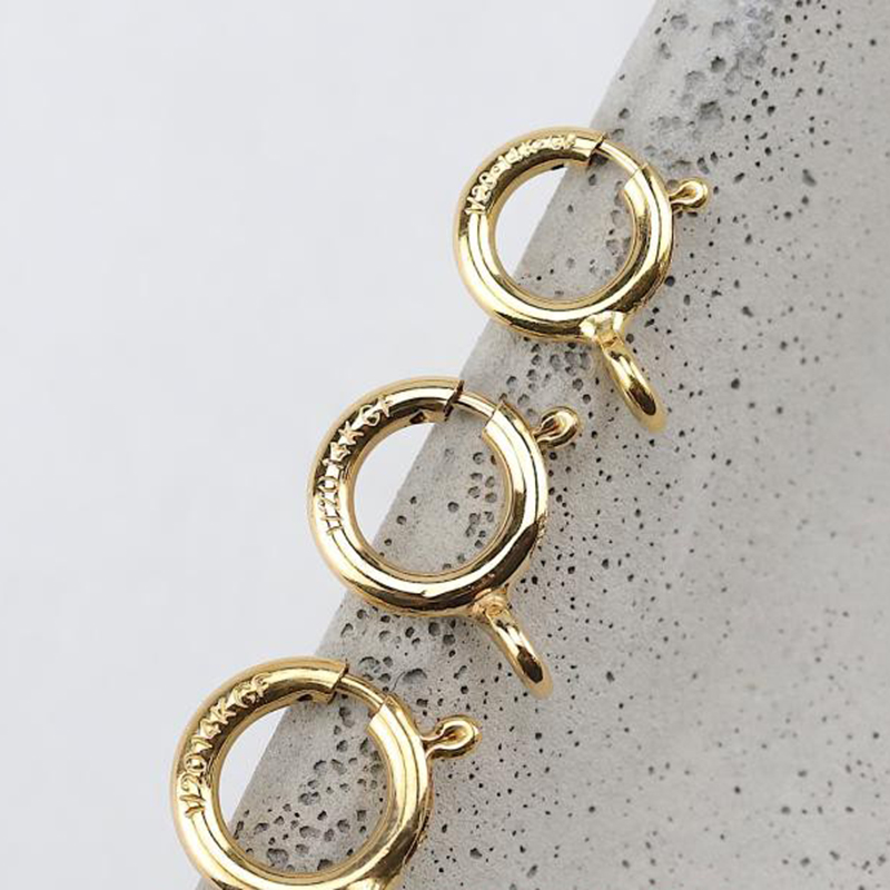 14K Gold Filled Spring Ring Cl - Jewelry Making School ulasan dan harga